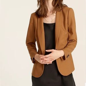 J. Crew Parke Blazer in a Heather Caramel